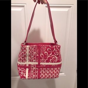 Vera Bradley twirly Birds Pink shoulder bag